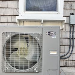 AC Volt Electrical - 3 ton ultra quiet, high-efficiency slim line condenser