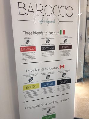 Menu photo 2 Barocco Coffee Mississauga, ON
