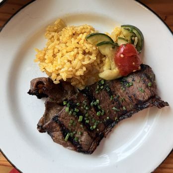 Kuya Lord - Java Garlic Rice, Prime Beef Short Rib, and Cucumber Tomato Salad - Barbeque Near Me - Los Angeles, California
