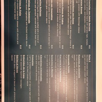 Tapas N - Menu - Spanish Near Me - Indianapolis, Indiana Tapas N - Menu - Spanish Near Me - Indianapolis, Indiana