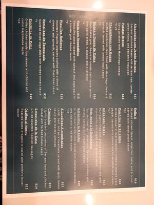 Menu photo 1 Tapas N Indianapolis, IN