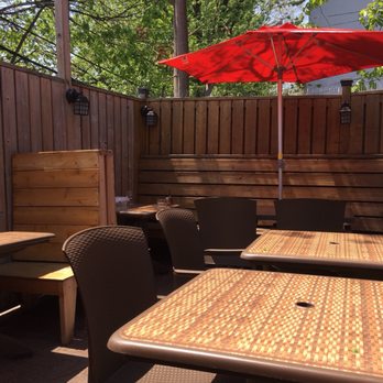 Factory Girl - Beautiful back patio - Pizza Near Me - Toronto, Ontario