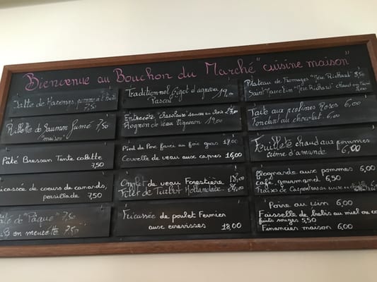 Menu photo 3 Le Bouchon du Marché Versailles, 78 Menu photo 3 Le Bouchon du Marché Versailles, 78