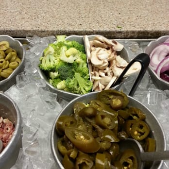 Chuck E. Cheese - a variety of vegetables - Pizza Near Me - Corpus Christi, Texas