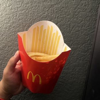McDonald's - Half empty large Fries - Fast Food Near Me - Ontario, California McDonald's - Half empty large Fries - Fast Food Near Me - Ontario, California
