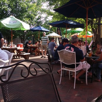 Eli Cannon's - Back patio area. Beautiful May weather. - American Near Me - Middletown, Connecticut