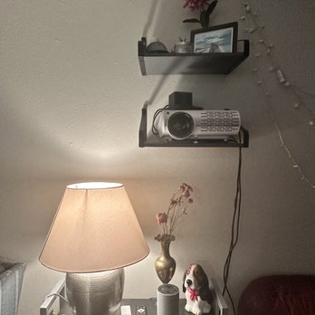 Oasis Outdoor Living - Projector shelf (perfect distance and height from screen) - Decks & Railing Near Me - Fort Collins , Colorado