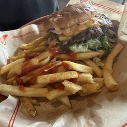 Burger and Fries Burger and Fries