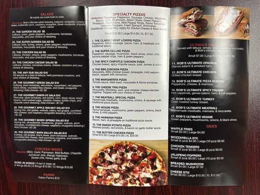 Menu photo 2 Pizza Booyah Willoughby, OH