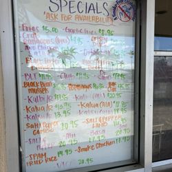 Hilo Rice Noodle Soup Restaurant - Menu