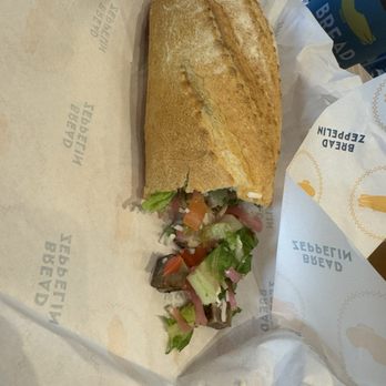 Bread Zeppelin Salads Elevated - Build Your Own Zeppelin* lettuce, tomato, cucumber, pickled onion, lime juice - Salad Near Me - Houston, Texas Bread Zeppelin Salads Elevated - Build Your Own Zeppelin* lettuce, tomato, cucumber, pickled onion, lime juice - Salad Near Me - Houston, Texas