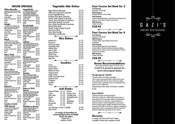 Menu photo 1 Gazis Leeds, XWY Menu photo 1 Gazis Leeds, XWY