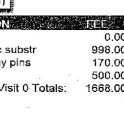 Greenbrae Dental Center - Note the $500 fee. Said it was for a warranty. When I questioned it, they gave me a BS explanation. Tried to slip it by me.