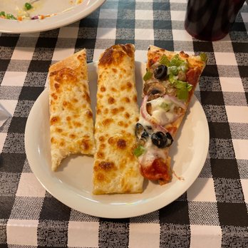 Ross’s Pizza & Pasta Buffet - cheese sticks & Supreme pizza - Pizza Near Me - Richfield, Utah