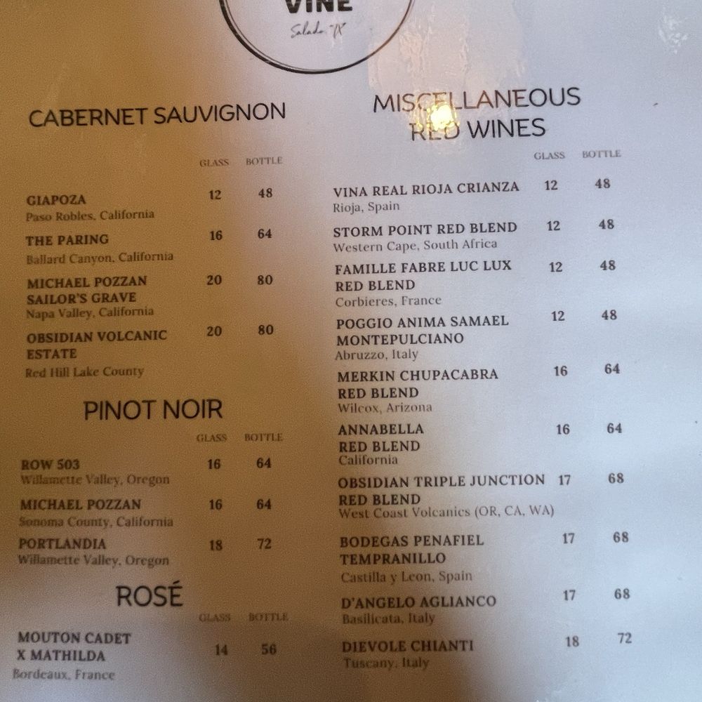 The Local Vine - Wine menu - Wine Bars Near Me - Salado, Texas The Local Vine - Wine menu - Wine Bars Near Me - Salado, Texas