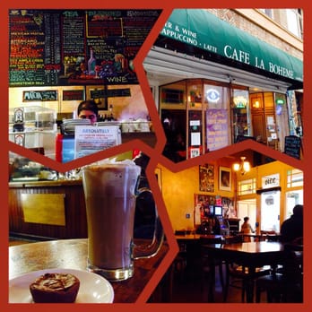 Cafe La Boheme - Montage of images from Cafe La Boheme - Coffee & Tea Near Me - San Francisco, California Cafe La Boheme - Montage of images from Cafe La Boheme - Coffee & Tea Near Me - San Francisco, California