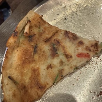 So Kong Dong Tofu House - Seafood pancake - last piece :) - Korean Near Me - Edison, New Jersey