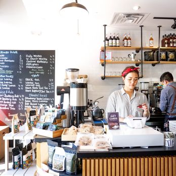 Luce Ave Coffee Roasters - Interior is cute & hip (& a little crowded) - Coffee & Tea Near Me - Houston, Texas Luce Ave Coffee Roasters - Interior is cute & hip (& a little crowded) - Coffee & Tea Near Me - Houston, Texas