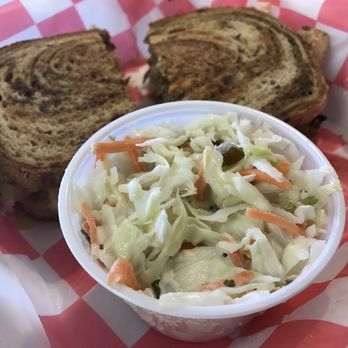 TC's Front Porch - Grouper Ruben & coleslaw BOMB! The slaw is kinda spicy! Like it :)) - American Near Me - Navarre, Florida TC's Front Porch - Grouper Ruben & coleslaw BOMB! The slaw is kinda spicy! Like it :)) - American Near Me - Navarre, Florida