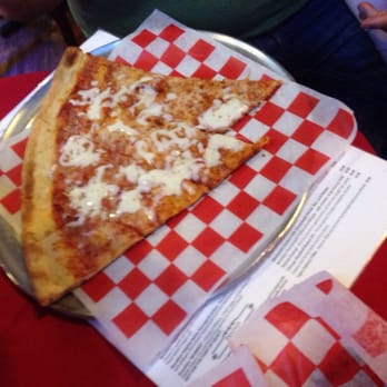 Brooklyn Heights Pizzeria - Giant cheese slice. - New American Near Me - Leander, Texas