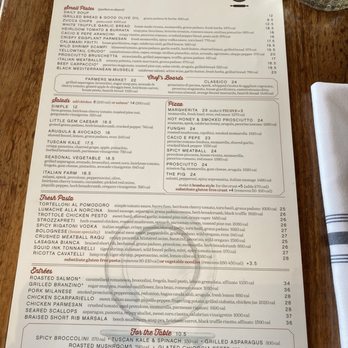 North Italia - Menu - Pizza Near Me - Irvine, California North Italia - Menu - Pizza Near Me - Irvine, California