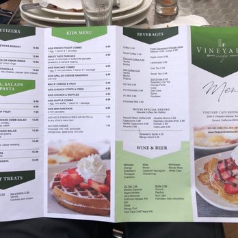Vineyard Cafe - 06/25/2020 menu, back - Breakfast & Brunch Near Me - Oxnard, California Vineyard Cafe - 06/25/2020 menu, back - Breakfast & Brunch Near Me - Oxnard, California