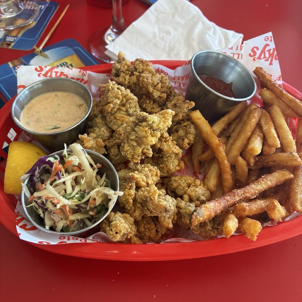 Fried oysters