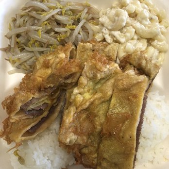 Gina's Kapolei - Meat Jun, bean sprouts, Mac salad. - Barbeque Near Me - Kapolei, Hawaii