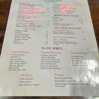 Fuego Prime - Menu - Tacos Near Me - Lodi, California