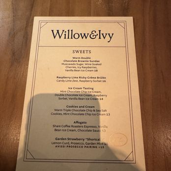 Willow & Ivy - New American Near Me - Boston, Massachusetts Willow & Ivy - New American Near Me - Boston, Massachusetts