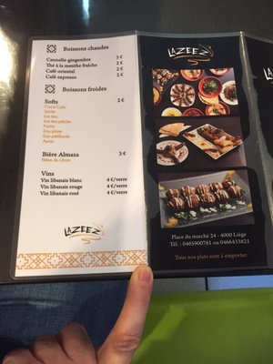 Menu photo 1 Lazeez Liège, WLG