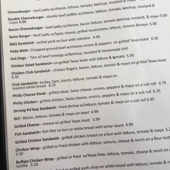 Papa's Grill - a menu for a restaurant - Diners Near Me - Conway, South Carolina