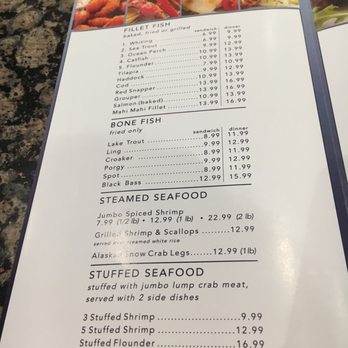 Mid Atlantic Seafood - Menu - Seafood Near Me - Laurel, Maryland