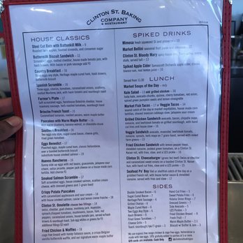 Clinton St. Baking - Menu - Bakeries Near Me - New York, New York