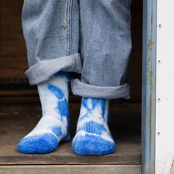 We offer lots of colorful options in USA made socks as well.