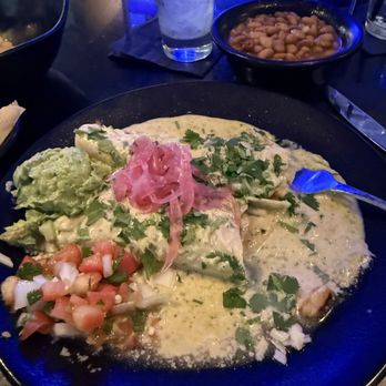 Salsa Limón - Shrimp enchiladas - Breakfast & Brunch Near Me - Fort Worth, Texas