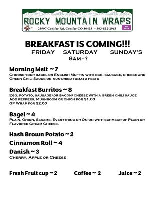 Menu photo 3 Rocky Mountain Wraps Conifer, CO Menu photo 3 Rocky Mountain Wraps Conifer, CO