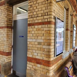 West Drayton Railway Station - For cold and rainy days there is an inside waiting area