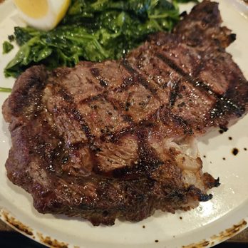 Pranzi - Prime rib eye with spinach - Italian Near Me - San Carlos, California Pranzi - Prime rib eye with spinach - Italian Near Me - San Carlos, California