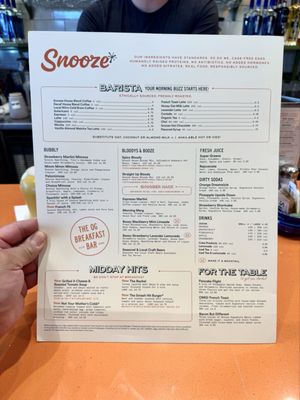 Menu photo 3 Snooze, an A.M. Eatery Las Vegas, NV Menu photo 3 Snooze, an A.M. Eatery Las Vegas, NV