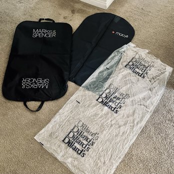 Dillard's - Compare Dillard's to competitors, Macy's and Marks & Spencer: Flimsy, wrinkled, cheap plastic was offered as a garment bag? - Men's Clothing Near Me - Henderson, Nevada