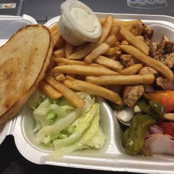 Spanky's Gyros III - Chicken Kabob Plate - Halal Near Me - Elgin, Illinois Spanky's Gyros III - Chicken Kabob Plate - Halal Near Me - Elgin, Illinois