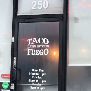 Taco Fuego - Photo of store hours - Tacos Near Me - Cypress, Texas Taco Fuego - Photo of store hours - Tacos Near Me - Cypress, Texas