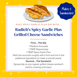 Radich Bordolay - Radich's Spicy Garlic Plus Grilled Cheese Sandwiches