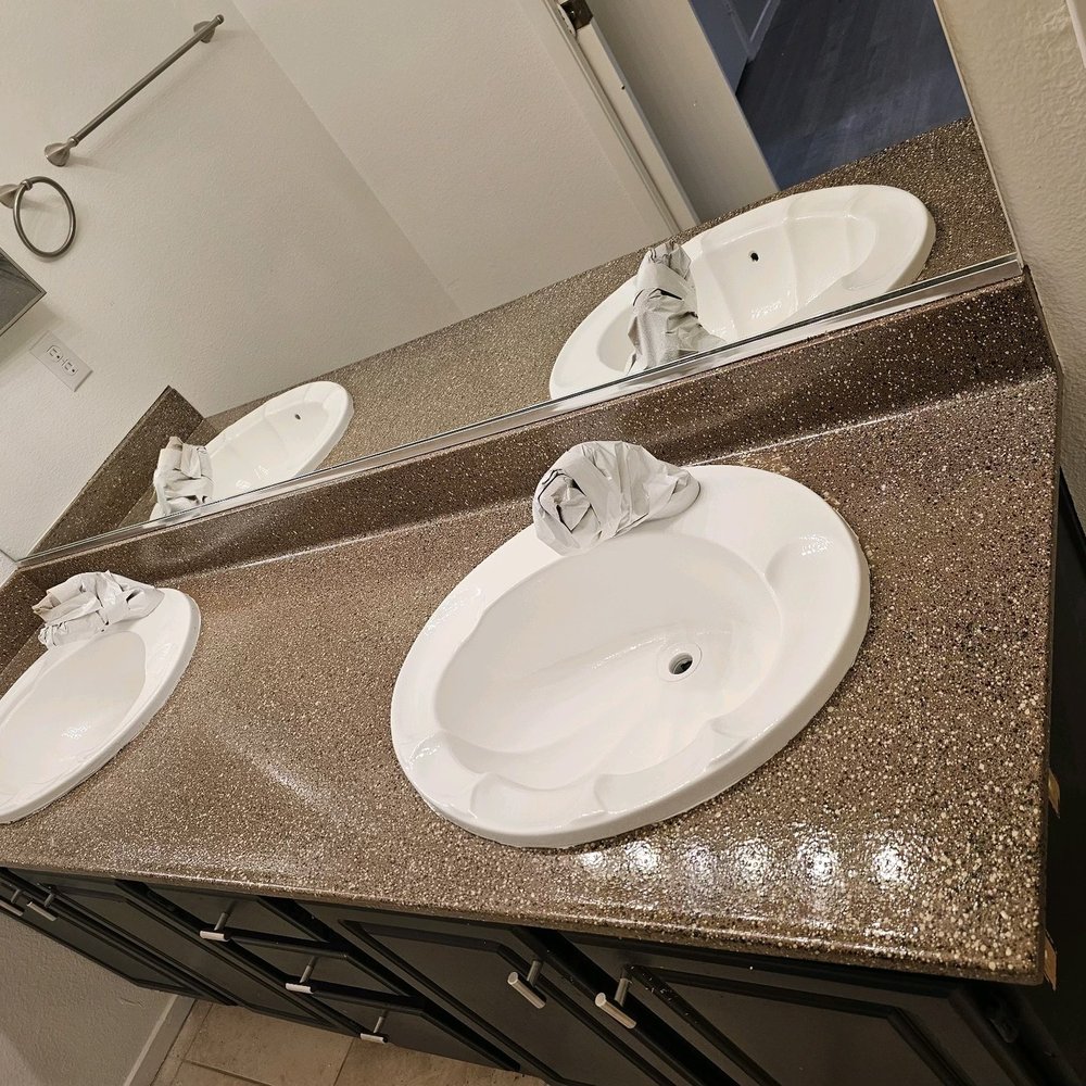 West Coast Resurfacing - Double vanity - Refinishing Services Near Me - Las Vegas, Nevada West Coast Resurfacing - Double vanity - Refinishing Services Near Me - Las Vegas, Nevada