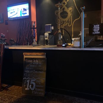 Cloud Factory Hookah Lounge - a man standing at the bar - Hookah Bars Near Me - Philadelphia, Pennsylvania