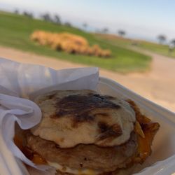 Sandpiper Golf Club - Egg and sausage sooo good ask for syrup