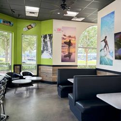Bubbakoo's Burritos - This is only half the restaurant...plenty of space to sit and enjoy your food.