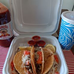 El Charro Cafe - 4 ground beef tacos