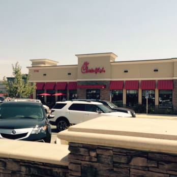 Chick-fil-A - Cars wrapped around the restaurant in line as it was over 100 degrees this day. The line inside was just as long inside #worthit - Fast Food Near Me - Walnut Creek, California